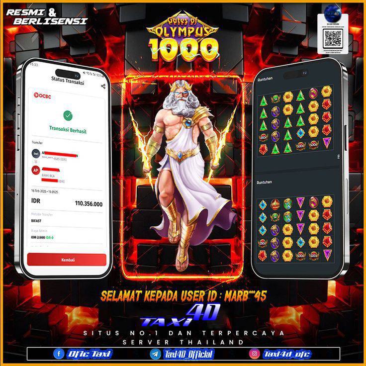 TAXI4D | Witdraw no limit, WD berapapun pasti di bayar!!