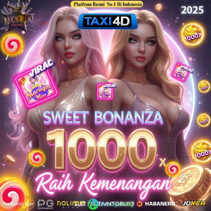 Raih Kemenangan Besar Bersama TAXI4D: Sweet Bonanza hingga 1000x!